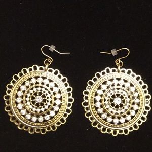 Vintage “BoHo”Gold Tone Earrings